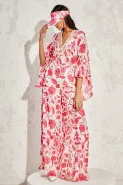 Namrata Joshipura Pink Eden Batwing Sleeve Jumpsuit 9 Namrata Joshipura Pink Eden Batwing Sleeve Jumpsuit -Deals Haute Togs Store 01042023nj01 3