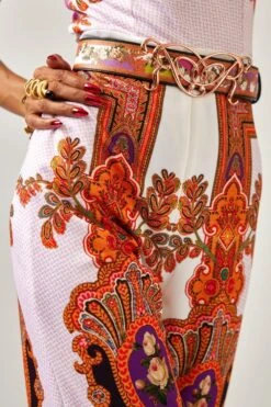 Rajdeep Ranawat Rahini Floral Halter Style Jumpsuit -Deals Haute Togs Store 011223rr18 5 1