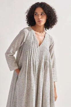 Amrich Grey Handcrafted Fio Dress -Deals Haute Togs Store 0404amr08 5