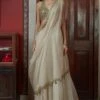 Arpita Mehta Beige Organza Sharara With An Embroidered Drape 1 Arpita Mehta Beige Organza Sharara With An Embroidered Drape -Deals Haute Togs Store 0702am03 1