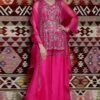 Ridhima Bhasin Fuchsia Threadwork Embroidered Sharara Set -Deals Haute Togs Store 102rb15 1