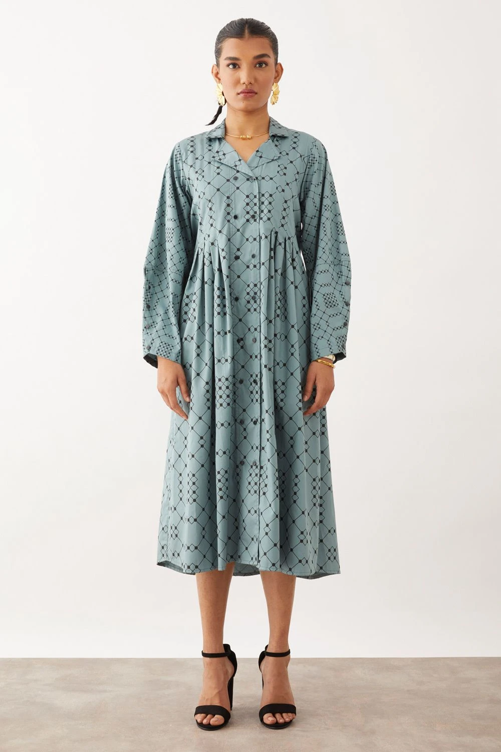 SNOB Yoko Pleated Dress 3 SNOB Yoko Pleated Dress