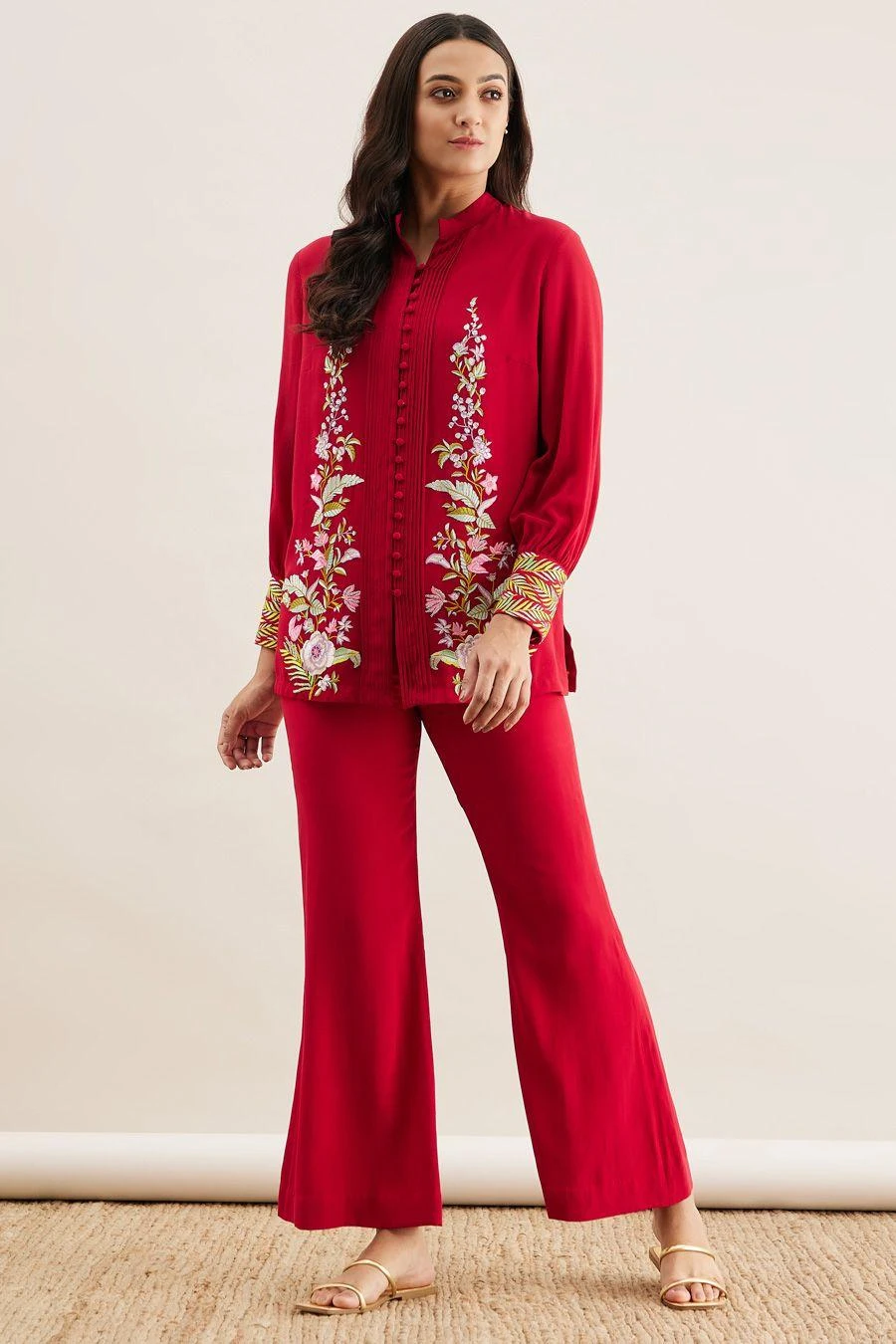 PATINE Red Gara Embroidered Top 4 PATINE Red Gara Embroidered Top - Image 2