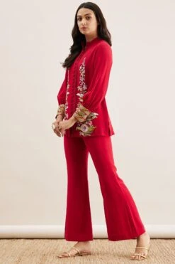 PATINE Red Gara Embroidered Top 10 PATINE Red Gara Embroidered Top -Deals Haute Togs Store 111pat5 3