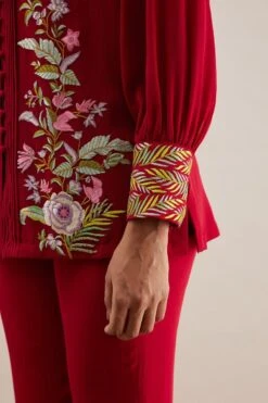 PATINE Red Gara Embroidered Top 12 PATINE Red Gara Embroidered Top -Deals Haute Togs Store 111pat5 5