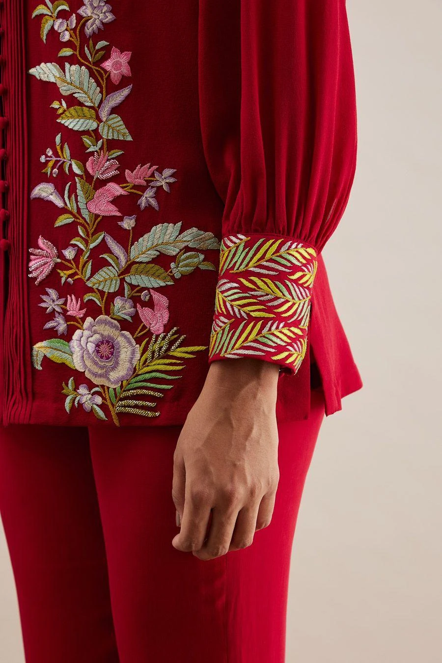 PATINE Red Gara Embroidered Top 7 PATINE Red Gara Embroidered Top - Image 5