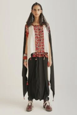 Aseem Kapoor Venika Double Colour Top