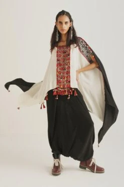 Aseem Kapoor Venika Double Colour Top -Deals Haute Togs Store 117asm16 3