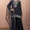 Tarun Tahiliani Black Chikanakari Sharara Set 2 Tarun Tahiliani Black Chikanakari Sharara Set -Deals Haute Togs Store 12623tt20 1
