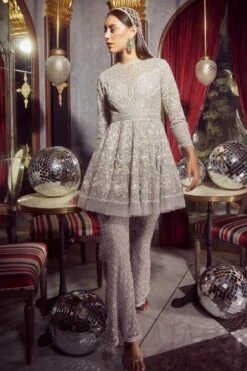 Devika Bhayana Bellatrix Embellished Peplum & Flared Pants -Deals Haute Togs Store 1303db09 3