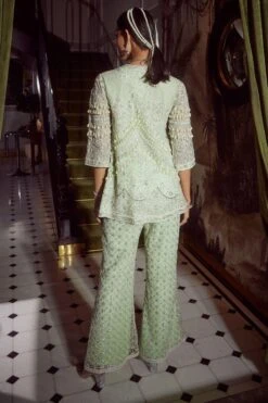 Devika Bhayana Norma Embellished Peplum & Flared Pants -Deals Haute Togs Store 1303db14 4