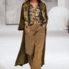 Rara Avis Antique Gold Metallic Pants