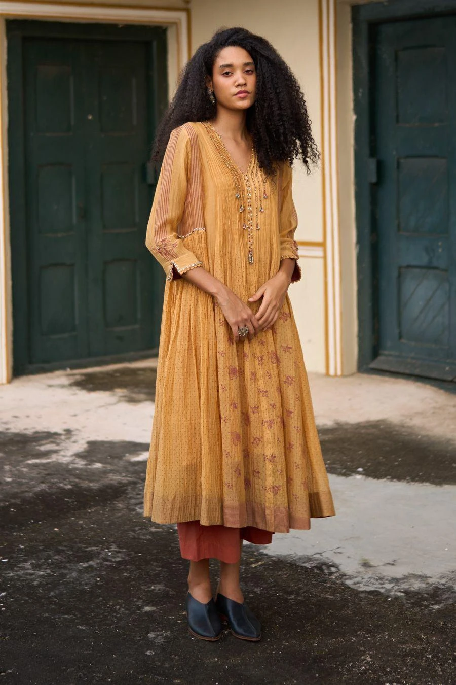 Swatti Kapoor Orange Artemis Pant 4 Swatti Kapoor Orange Artemis Pant - Image 2