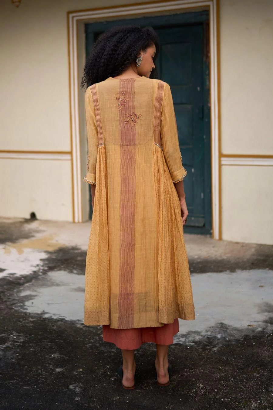 Swatti Kapoor Orange Artemis Pant 9 Swatti Kapoor Orange Artemis Pant - Image 7