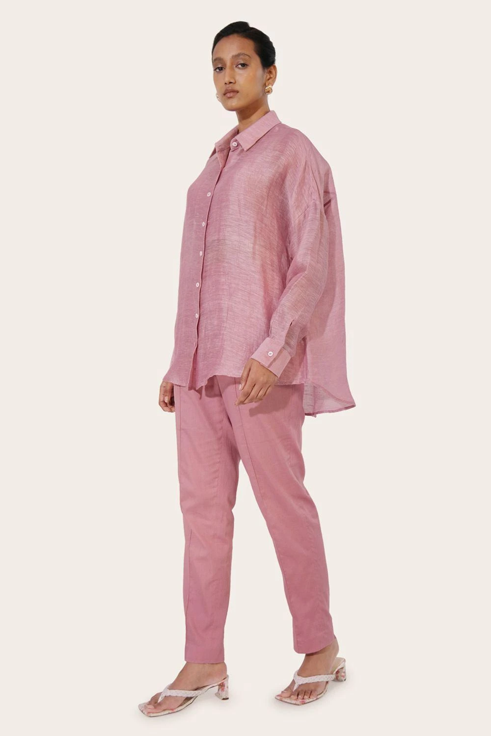 November Noon Mineral Pink Shirt 4 November Noon Mineral Pink Shirt - Image 2