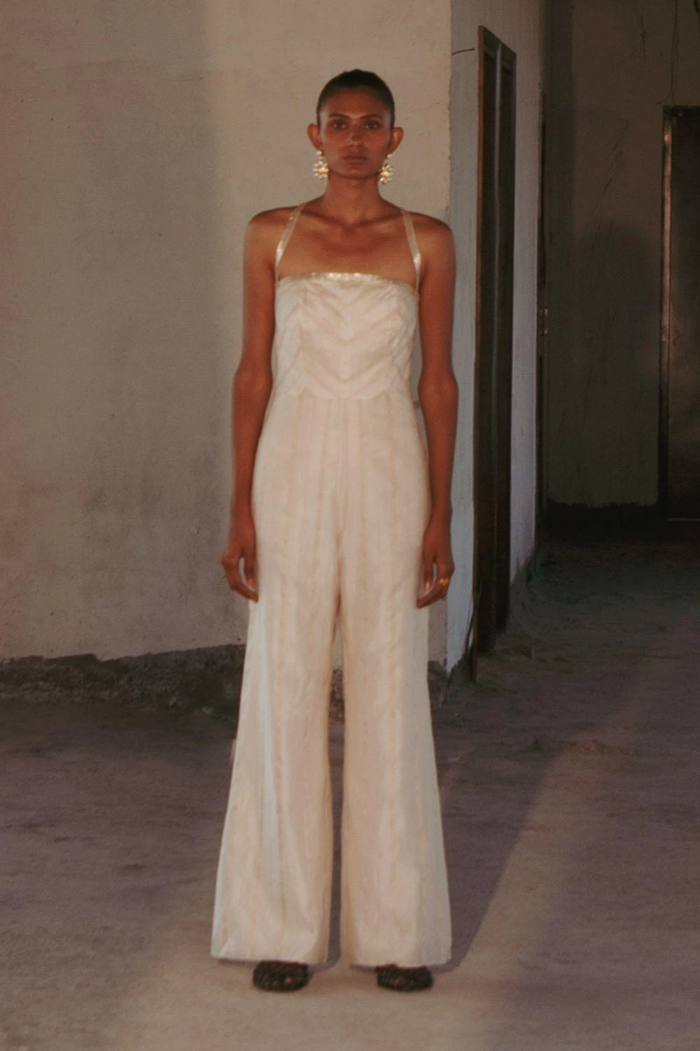 AROHI Antique White Jumpsuit 5 AROHI Antique White Jumpsuit - Image 3