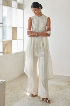 Mishru Ivory Nora Sharara Set