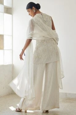 Mishru Ivory Nora Sharara Set -Deals Haute Togs Store 1423ms26 4