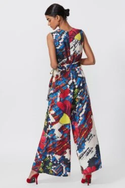 Saaksha & Kinni Blue Floral Printed Jumpsuit -Deals Haute Togs Store 14323sk50 3