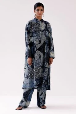 YAVI Georgia Abstract Printed Pants