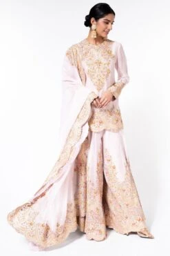 Anamika Khanna Pink Embroidered Sharara Set -Deals Haute Togs Store 1511ak5 3