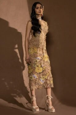 Abhishek Sharma Dusk Metallic Embroidered Dress -Deals Haute Togs Store 1511asw1 2