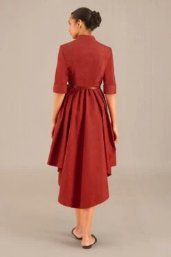 AMPM Lara Bold Red Poplin Dress -Deals Haute Togs Store 151223ampm37 4