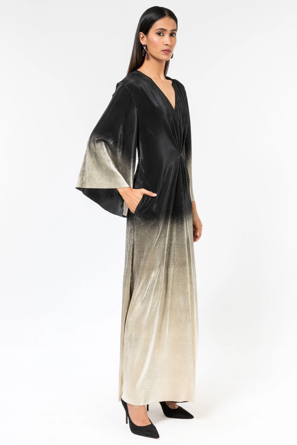 431-88 By Shweta Kapur Ombre Pleated Jumpsuit 5 431-88 By Shweta Kapur Ombre Pleated Jumpsuit - Image 3