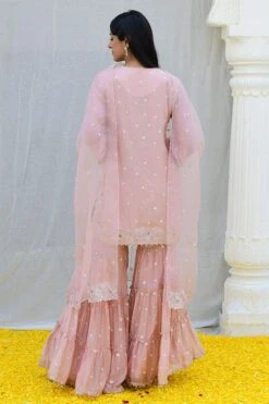 Niti Bothra Pink Floral Embellished Sharara Set -Deals Haute Togs Store 15623nb13 3