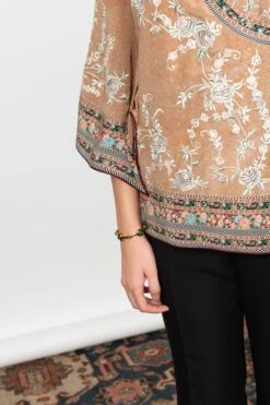 PATINE Brown Classic Wrap Top -Deals Haute Togs Store 16034 4