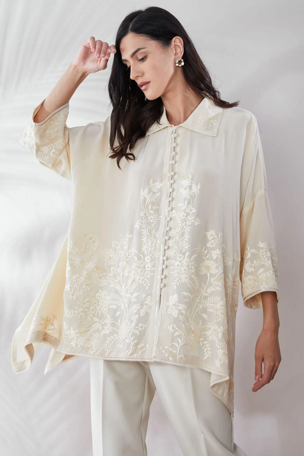 PATINE Ivory Classic Gara Ira Shirt 5 PATINE Ivory Classic Gara Ira Shirt - Image 3