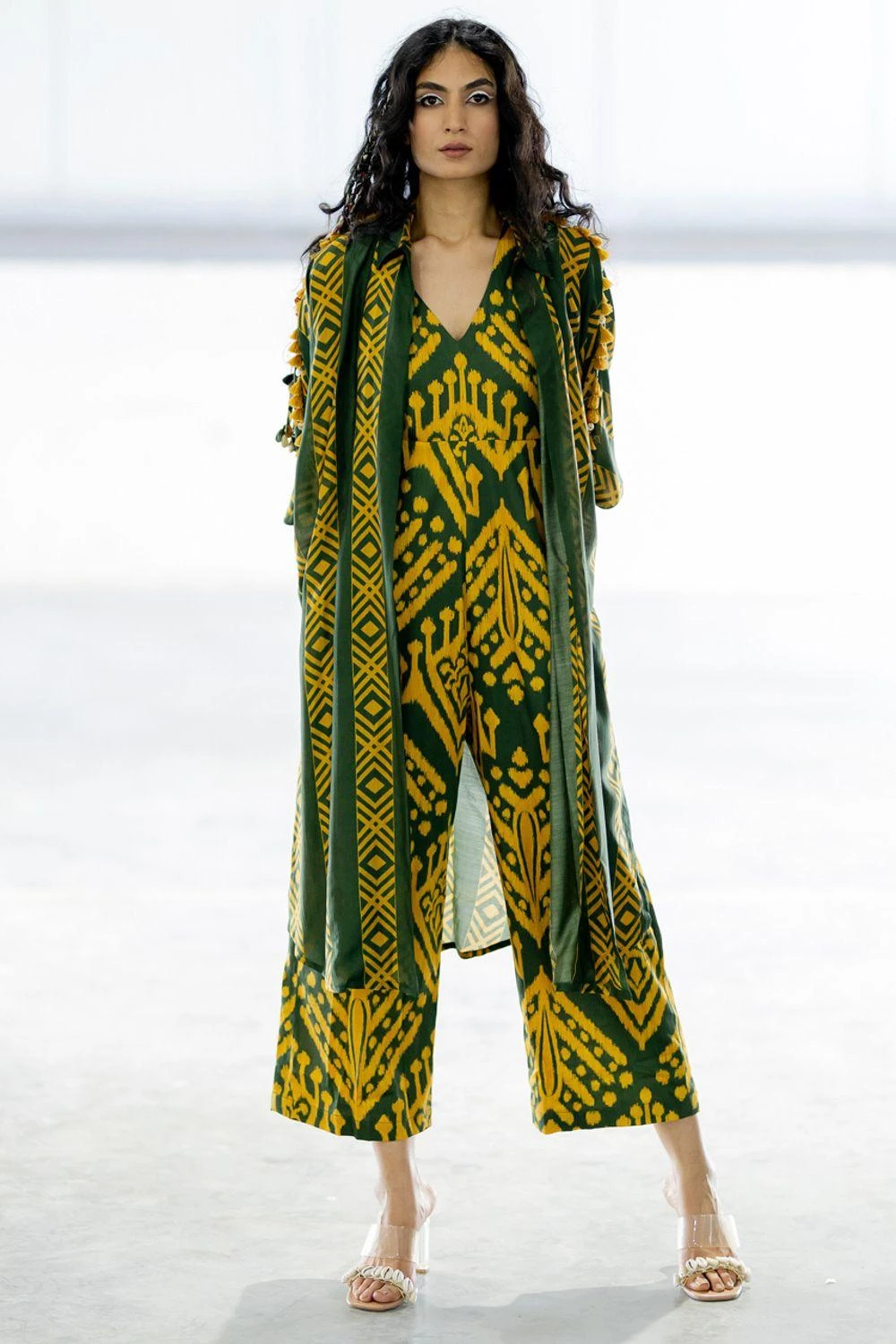 Pooja Keyur Meadow Olive Jumpsuit 3 Pooja Keyur Meadow Olive Jumpsuit