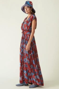 Payal Pratap Red & Navy Bali Printed Jumpsuit -Deals Haute Togs Store 1711pp16 4