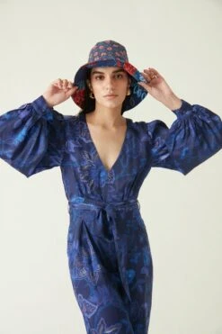 Payal Pratap Navy Java Sumba Jumpsuit -Deals Haute Togs Store 1711pp6 4