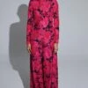 REIK Pink & Black Noir Jumpsuit -Deals Haute Togs Store 17323rk39 1