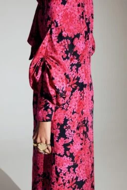 REIK Pink & Black Noir Jumpsuit -Deals Haute Togs Store 17323rk39 3