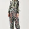 KoAi Brown And Olive Floral Pants -Deals Haute Togs Store 17723koia21 1