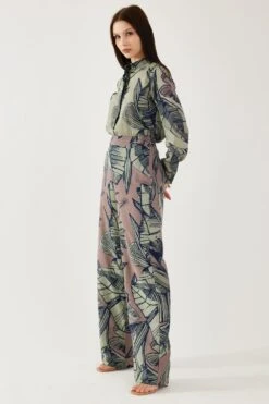 KoAi Brown And Olive Floral Pants 10 KoAi Brown And Olive Floral Pants -Deals Haute Togs Store 17723koia21 4