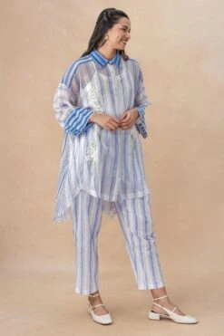 Vineet Rahul Gisela Strip Antifit Shirt -Deals Haute Togs Store 17823vr41 3