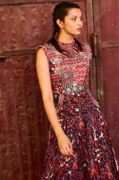 SVA Multicoloured Patchwork Jumpsuit