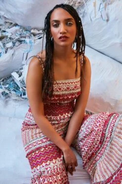 SVA Ivory Bell Bottom Jumpsuit