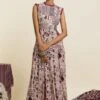 SVA Safar Merlot Jaal Print Patchwork Jumpsuit 2 SVA Safar Merlot Jaal Print Patchwork Jumpsuit -Deals Haute Togs Store 181123sva71 1