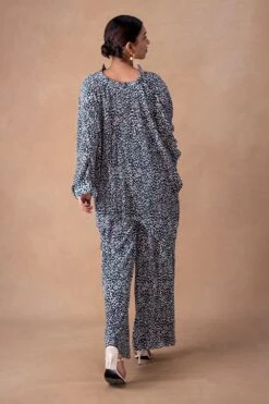 431-88 By Shweta Kapur Earthy Green Delilah Printed Top -Deals Haute Togs Store 181244318806 5