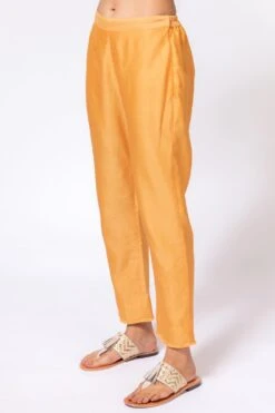 Chandrima Yellow Chanderi Pants 10 Chandrima Yellow Chanderi Pants -Deals Haute Togs Store 182chnd14 3 1
