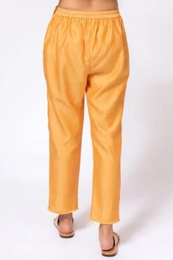 Chandrima Yellow Chanderi Pants 11 Chandrima Yellow Chanderi Pants -Deals Haute Togs Store 182chnd14 4 1