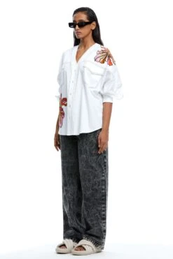 Kanika Goyal Label Renee Hand Embellished Shirt -Deals Haute Togs Store 1923kgl11 3