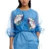 Kanika Goyal Label Aster Hand Embellished Organza Shirt 2 Kanika Goyal Label Aster Hand Embellished Organza Shirt -Deals Haute Togs Store 1923kgl15 1