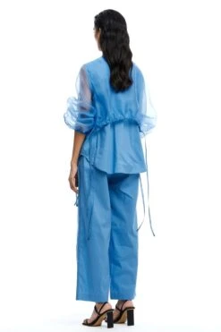 Kanika Goyal Label Aster Hand Embellished Organza Shirt 9 Kanika Goyal Label Aster Hand Embellished Organza Shirt -Deals Haute Togs Store 1923kgl15 4