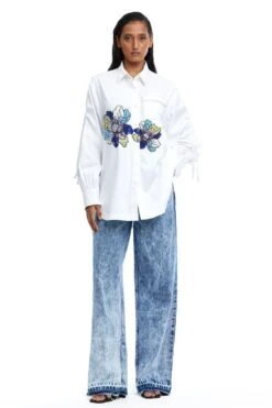 Kanika Goyal Label Aria Hand Embellished Shirt