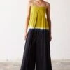 Khara Kapas Lime Green Ombre Jumpsuit -Deals Haute Togs Store 19923kk2 1
